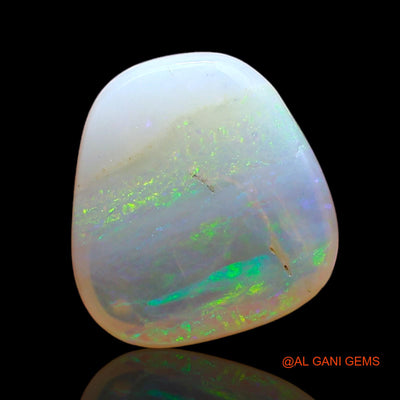 Natural Untreated Fire Opal Loose Gemstone Fancy Cabochon From Australia 2.00 Cts 10x9x3 mm AD-985