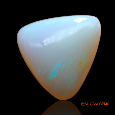 2.00 Cts Unheated Australian Fire Opal Loose Gemstone Trillion Cabochon Natural 10x10x4 mm AD-986