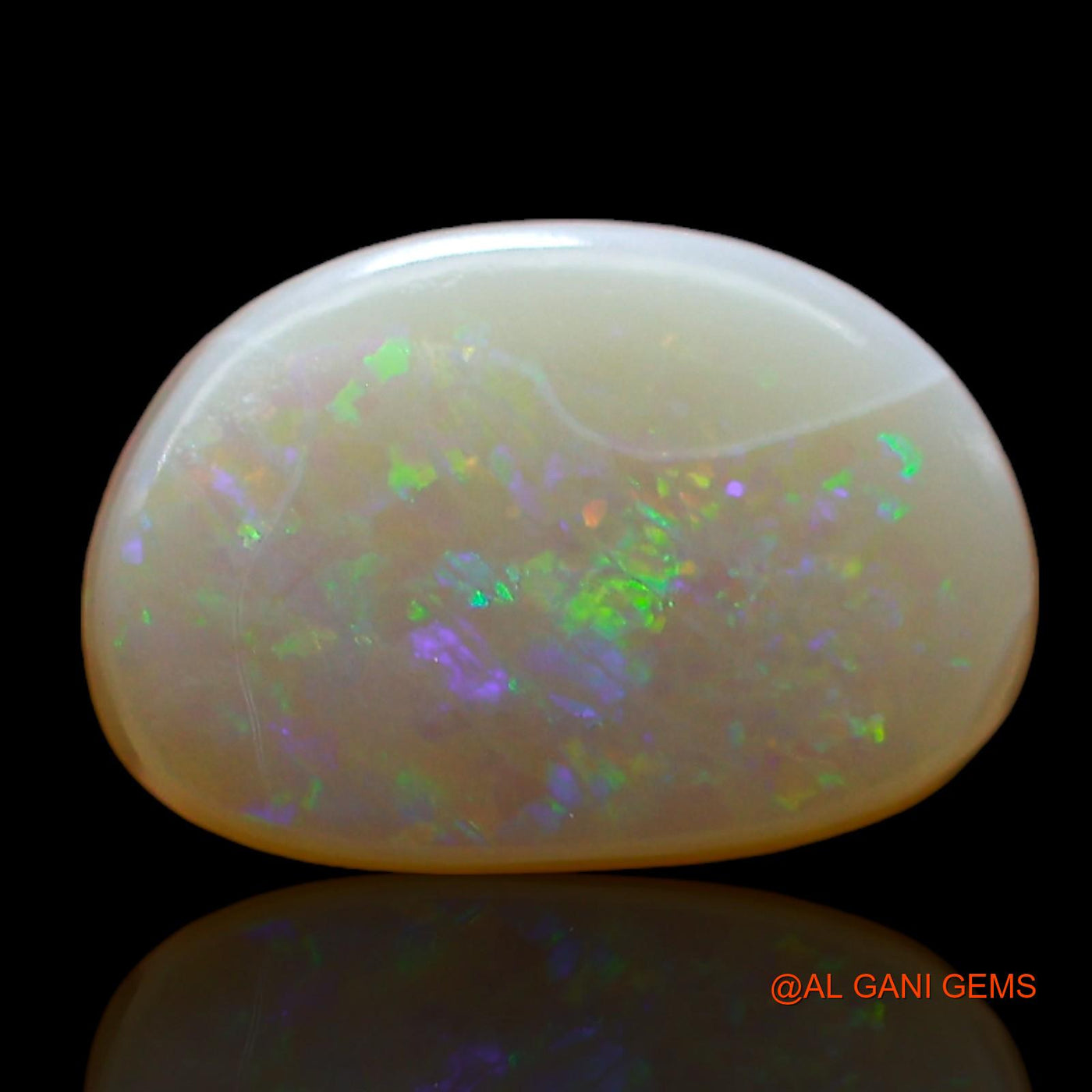 2.00 Cts Unheated Australian Fire Opal Loose Gemstone Fancy Cabochon Natural 11x7x3 mm AD-987