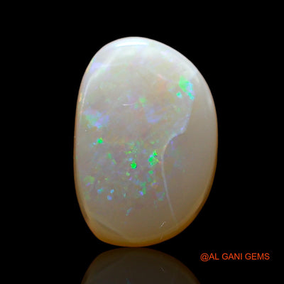 2.00 Cts Unheated Australian Fire Opal Loose Gemstone Fancy Cabochon Natural 11x7x3 mm AD-987