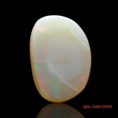 2.00 Cts Unheated Australian Fire Opal Loose Gemstone Fancy Cabochon Natural 11x7x3 mm AD-987