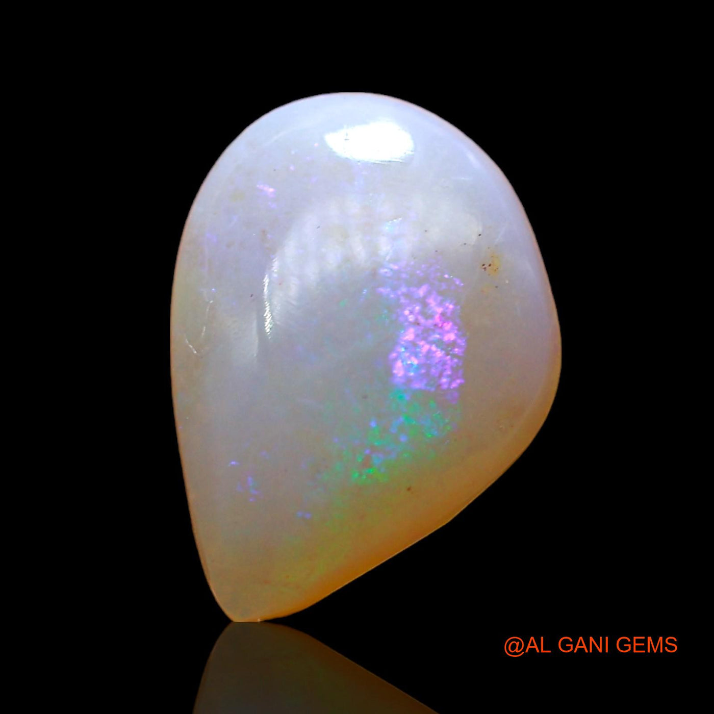 2.00 Cts Natural Australian Fire Opal Fancy Cabochon Loose Gemstone For Jewelry 12x8x4 mm AD-988