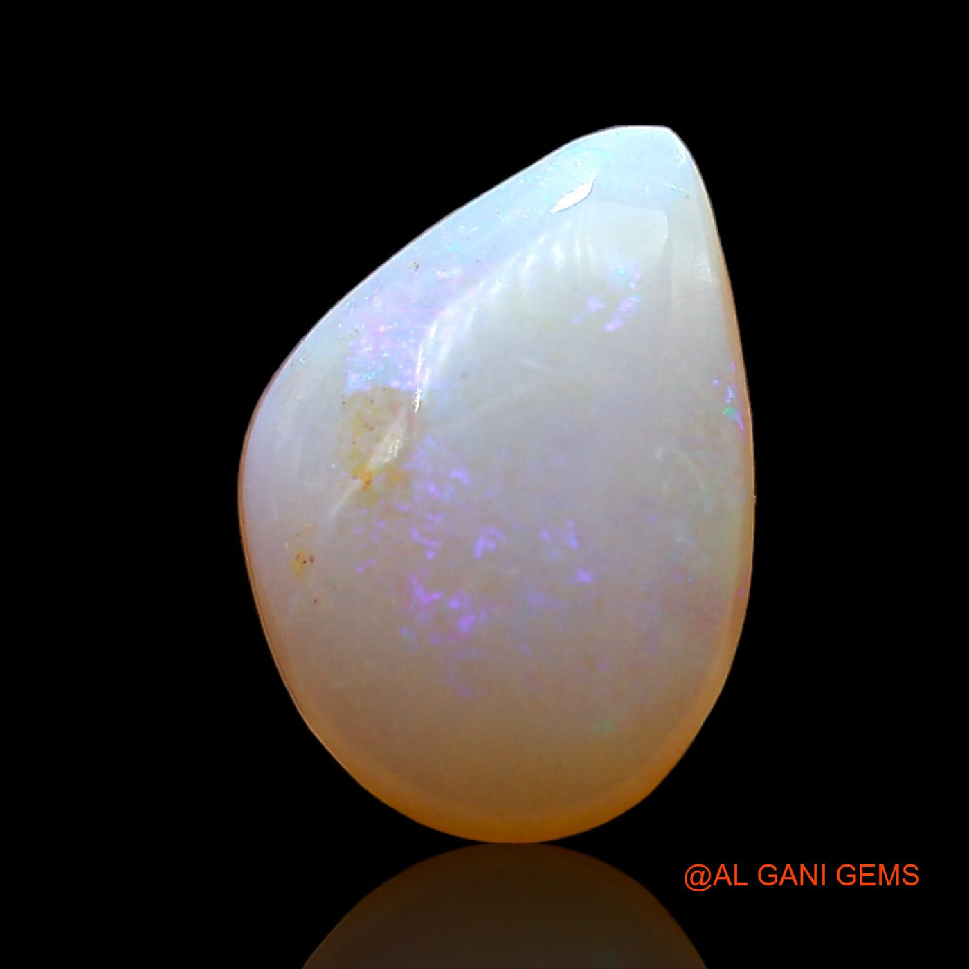 2.00 Cts Natural Australian Fire Opal Fancy Cabochon Loose Gemstone For Jewelry 12x8x4 mm AD-988