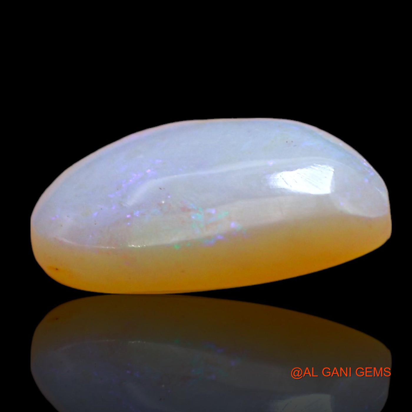2.00 Cts Natural Australian Fire Opal Fancy Cabochon Loose Gemstone For Jewelry 12x8x4 mm AD-988