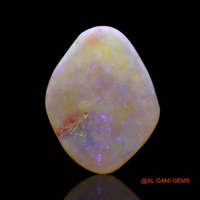 1.00 Cts Natural Australian Fire Opal Loose Gemstone Fancy Cabochon 12x9x2 mm AD-989