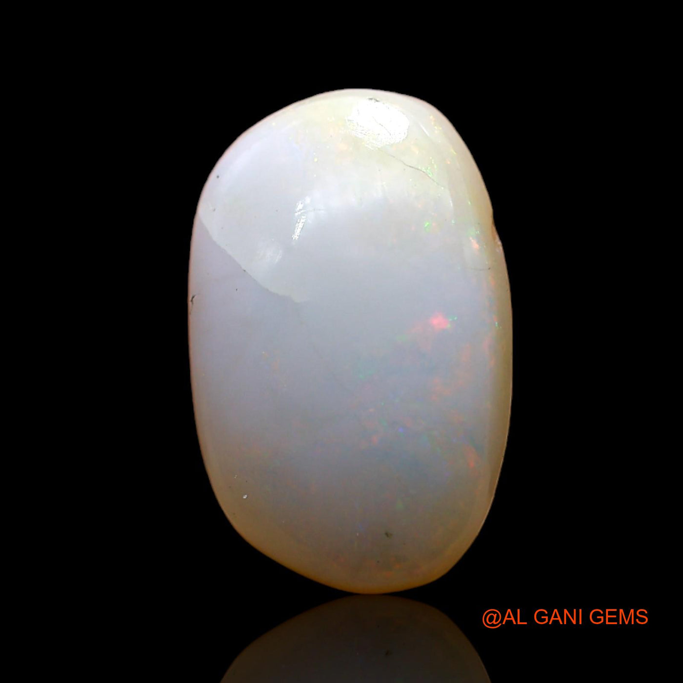 3.00 Cts Natural Australian Fire Opal Loose Gemstone Oval Cabochon 14x9x3 mm AD-98