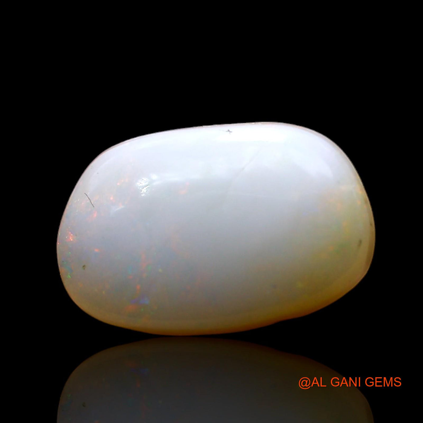 3.00 Cts Natural Australian Fire Opal Loose Gemstone Oval Cabochon 14x9x3 mm AD-98