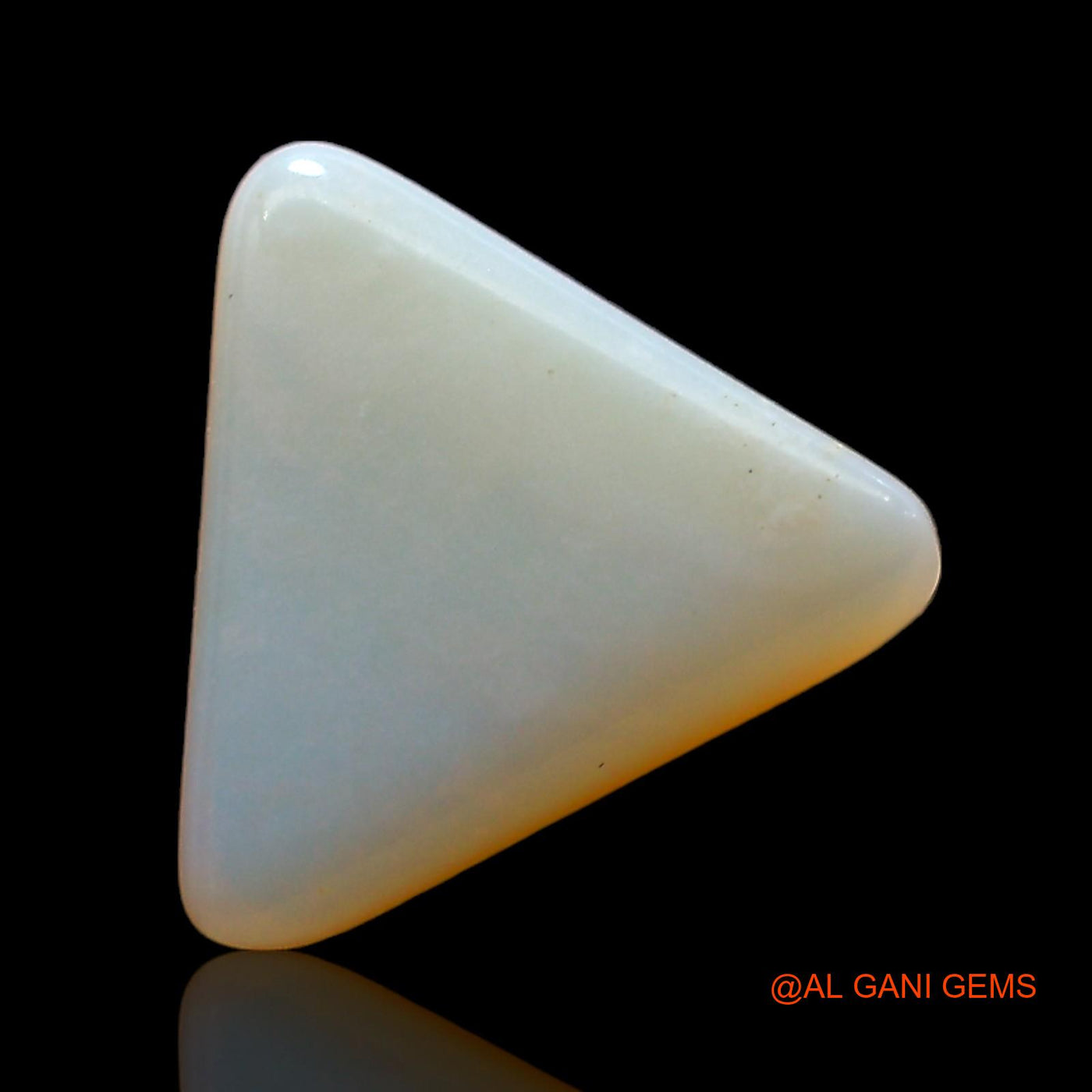 Natural Untreated Fire Opal Loose Gemstone Trillion Cabochon From Australia 1.00 Cts 9x9x3 mm AD-990