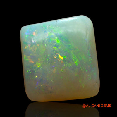 2.00 Cts Natural Australian Fire Opal Square Cabochon Loose Gemstone For Jewelry 9x8x3 mm AD-991
