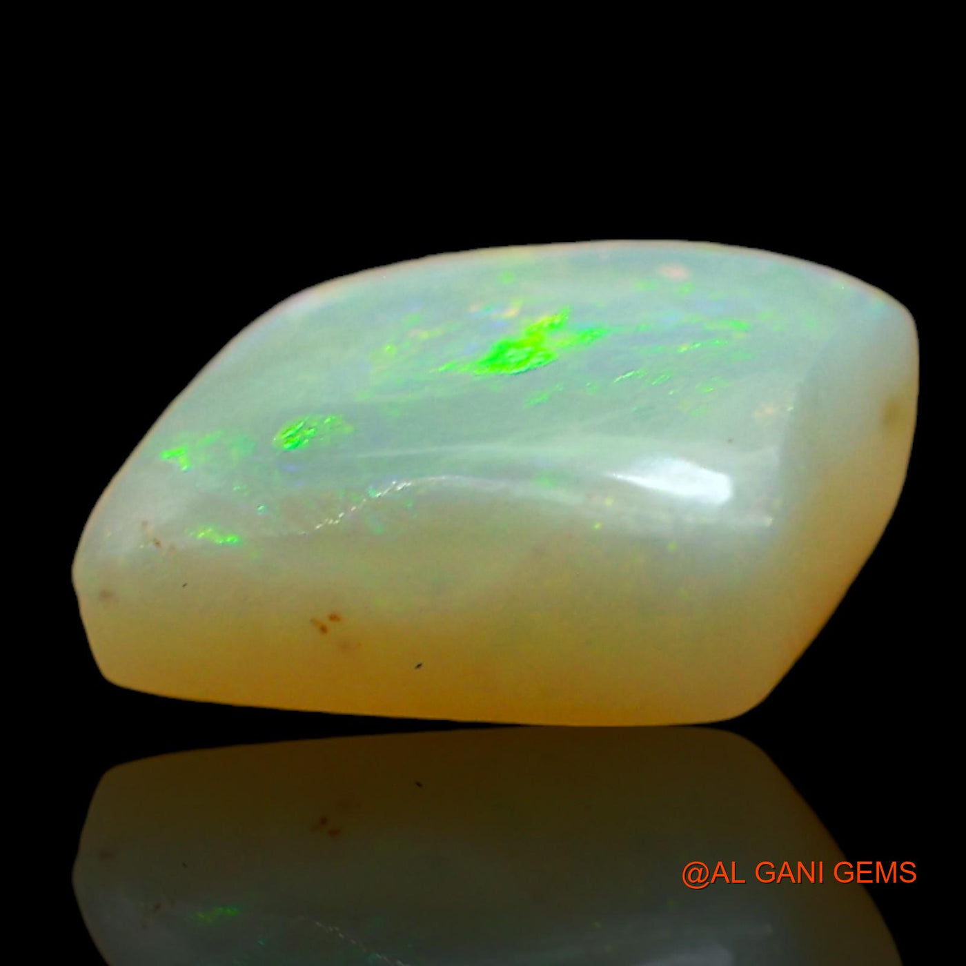 2.00 Cts Natural Australian Fire Opal Square Cabochon Loose Gemstone For Jewelry 9x8x3 mm AD-991