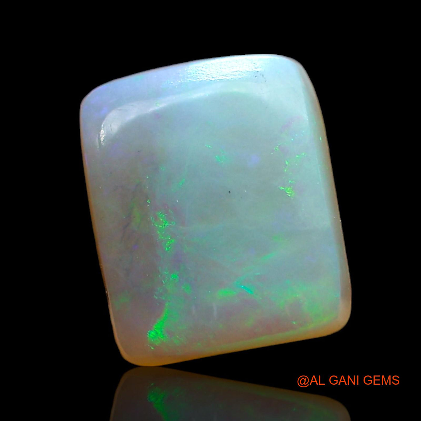 2.00 Cts Natural Australian Fire Opal Loose Gemstone Square Cabochon 9x7x3 mm AD-994
