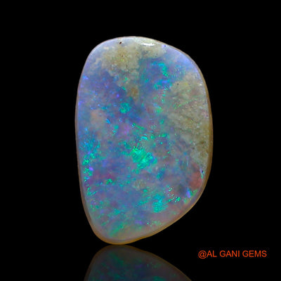 1.00 Cts Natural Australian Fire Opal Loose Gemstone Fancy Cabochon 10x7x3 mm AD-995