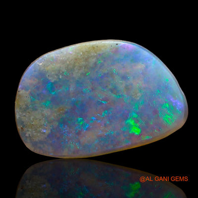 1.00 Cts Natural Australian Fire Opal Loose Gemstone Fancy Cabochon 10x7x3 mm AD-995