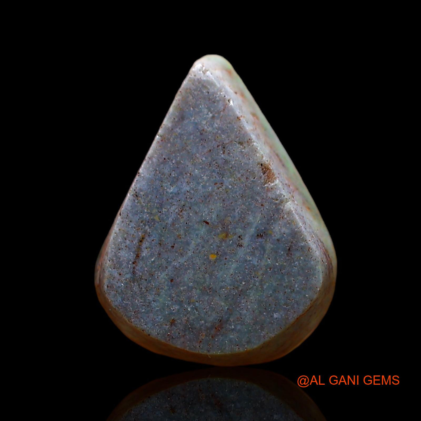 2.00 Cts Natural Australian Fire Opal Loose Gemstone Pear Cabochon 10x8x4 mm AD-996
