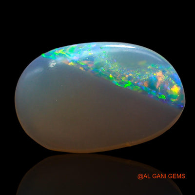 1.00 Cts Natural Australian Fire Opal Loose Gemstone Oval Cabochon 11x7x1 mm AD-997