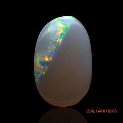 1.00 Cts Natural Australian Fire Opal Loose Gemstone Oval Cabochon 11x7x1 mm AD-997