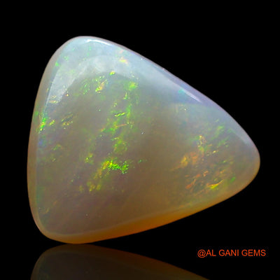 1.00 Cts Natural Australian Fire Opal Loose Gemstone Trillion Cabochon 9x8x3 mm AD-998