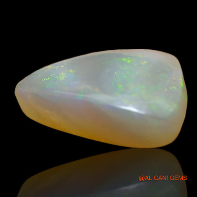 1.00 Cts Natural Australian Fire Opal Loose Gemstone Trillion Cabochon 9x8x3 mm AD-998