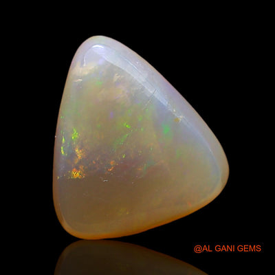 1.00 Cts Natural Australian Fire Opal Loose Gemstone Trillion Cabochon 9x8x3 mm AD-998