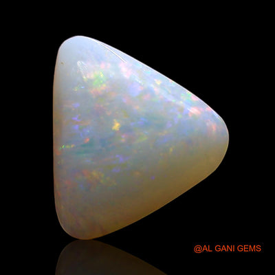 1.00 Cts Natural Australian Fire Opal Loose Gemstone Trillion Cabochon 9x8x3 mm AD-999