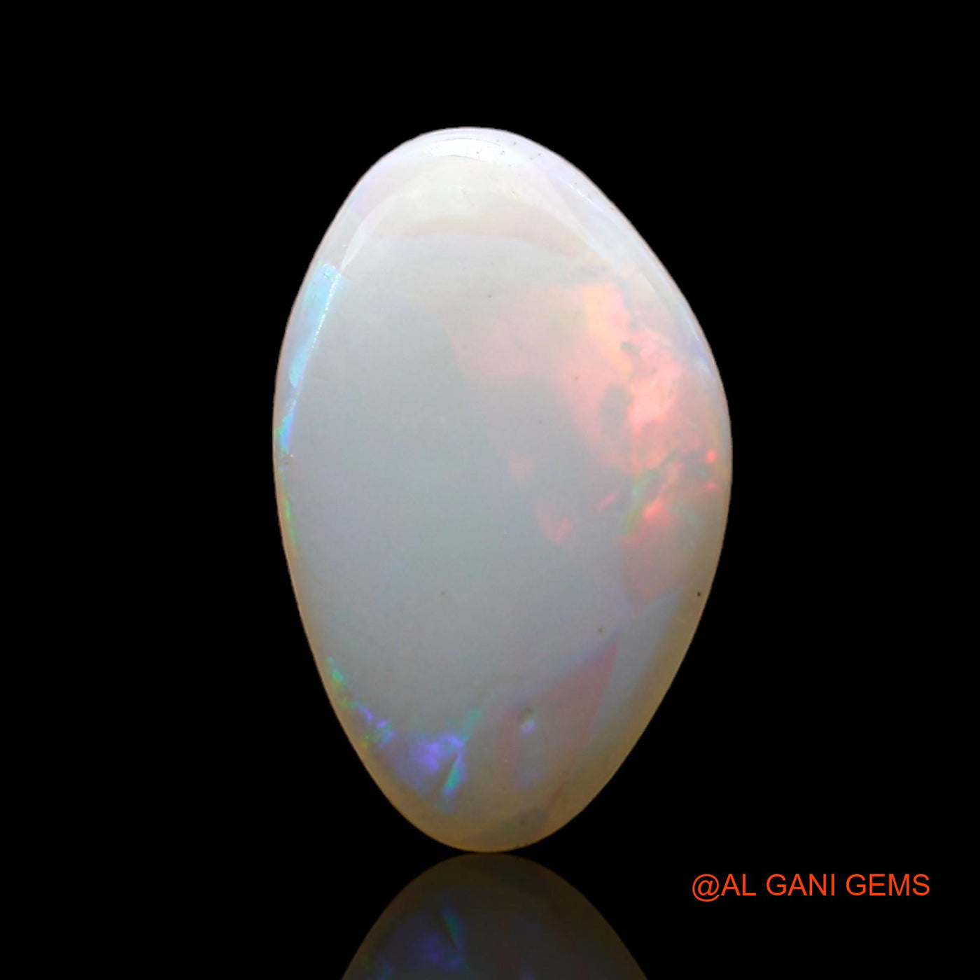 2.00 Cts Natural Australian Fire Opal Loose Gemstone Fancy Cabochon 15x9x2 mm AD-99