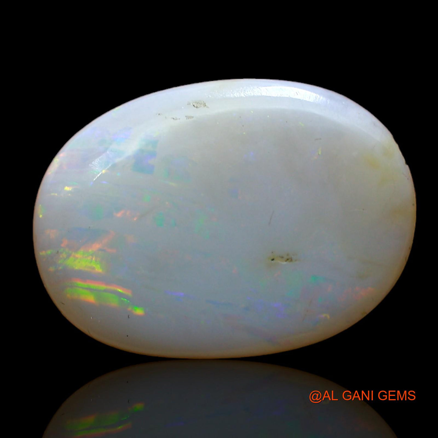 3.00 Cts Natural Australian Fire Opal Oval Cabochon Loose Gemstone For Jewelry 17x12x2 mm AD-9