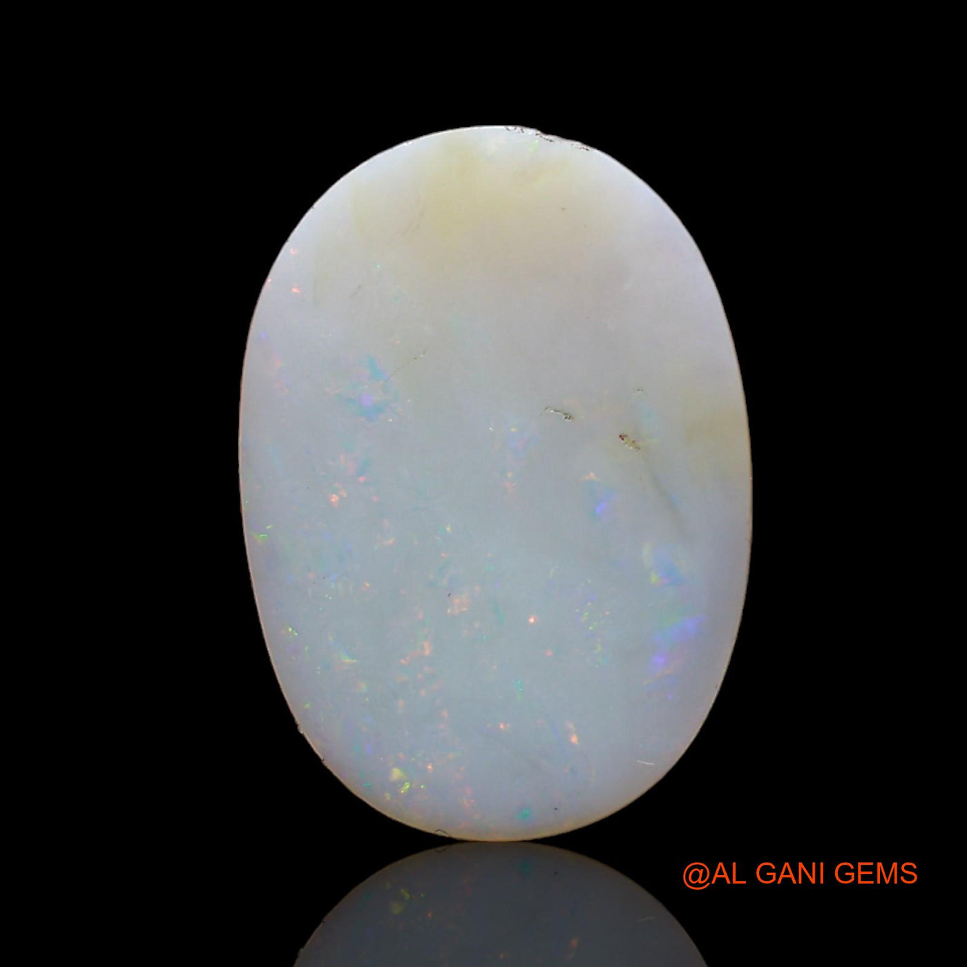 3.00 Cts Natural Australian Fire Opal Oval Cabochon Loose Gemstone For Jewelry 17x12x2 mm AD-9