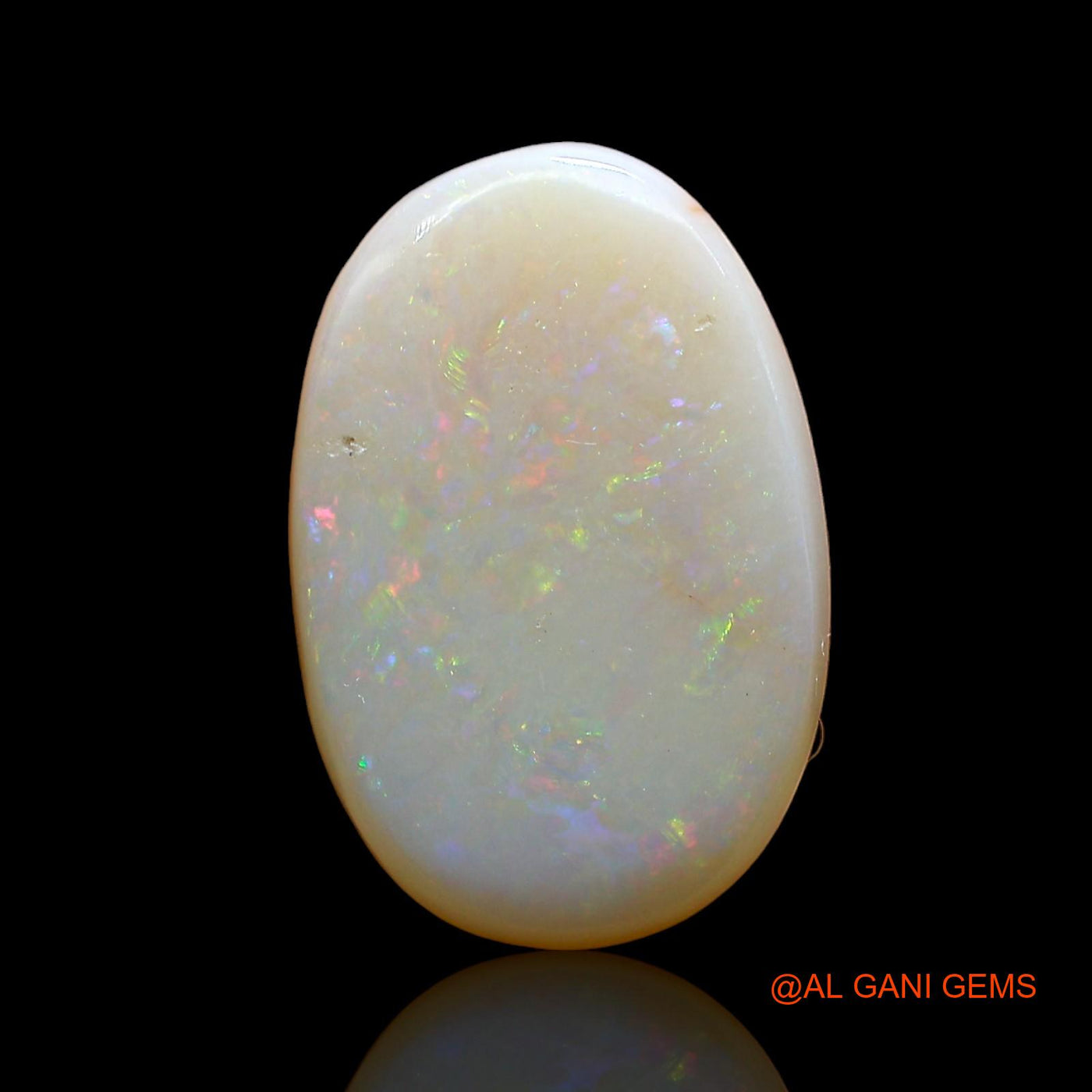 3.00 Cts Natural Australian Fire Opal Loose Gemstone Oval Cabochon 17x11x2 mm AE-103
