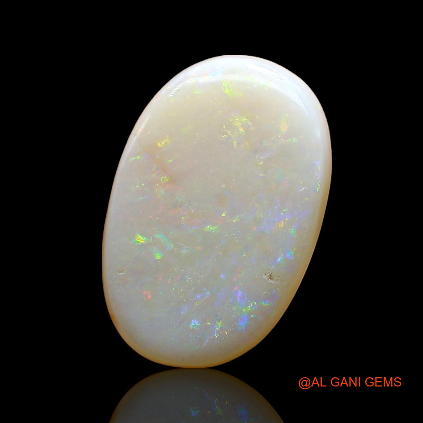 3.00 Cts Natural Australian Fire Opal Loose Gemstone Oval Cabochon 17x11x2 mm AE-103