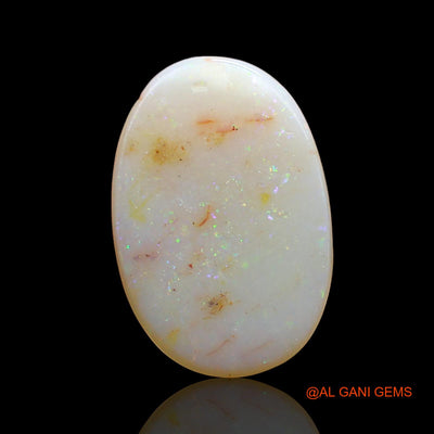 3.00 Cts Natural Australian Fire Opal Loose Gemstone Oval Cabochon 17x11x2 mm AE-103