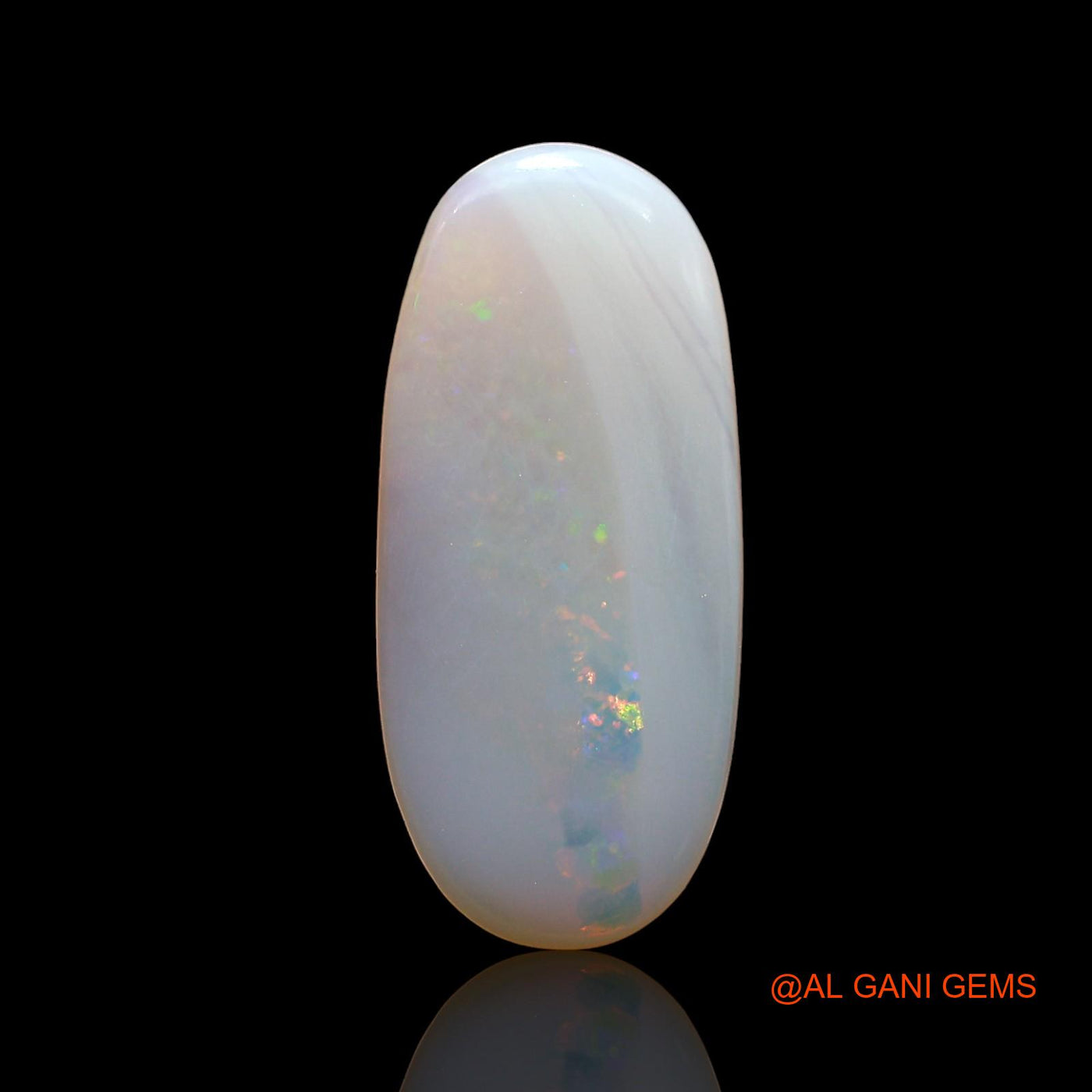 3.00 Cts Natural Australian Fire Opal Loose Gemstone Oval Cabochon 19x9x2 mm AE-104