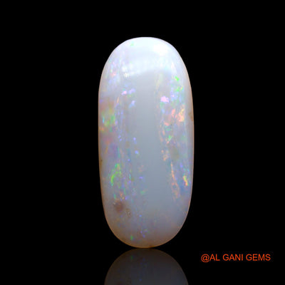 Natural Fire Opal Gemstone 3.00 Cts Loose Oval Cabochon From Australia 19x9x3 mm AE-106