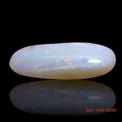Natural Fire Opal Gemstone 3.00 Cts Loose Oval Cabochon From Australia 19x9x3 mm AE-106