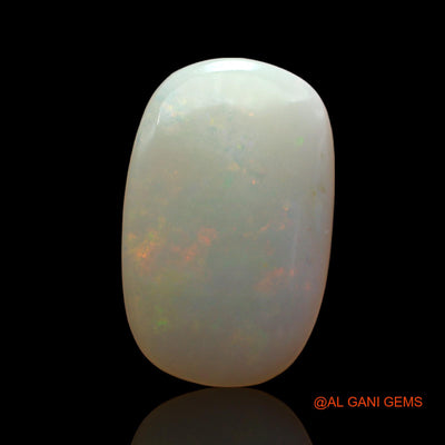 Natural Fire Opal Gemstone 5.00 Cts Loose Oval Cabochon From Australia 16x10x4 mm AE-107