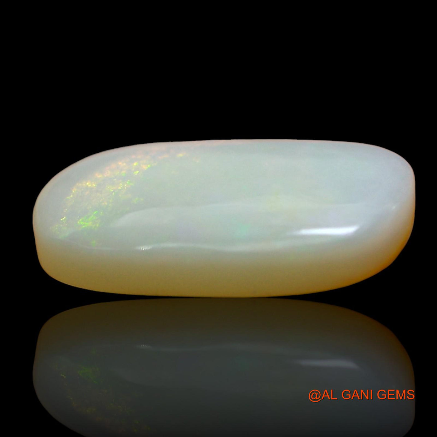 Natural Fire Opal Gemstone 5.00 Cts Loose Oval Cabochon From Australia 16x10x4 mm AE-107