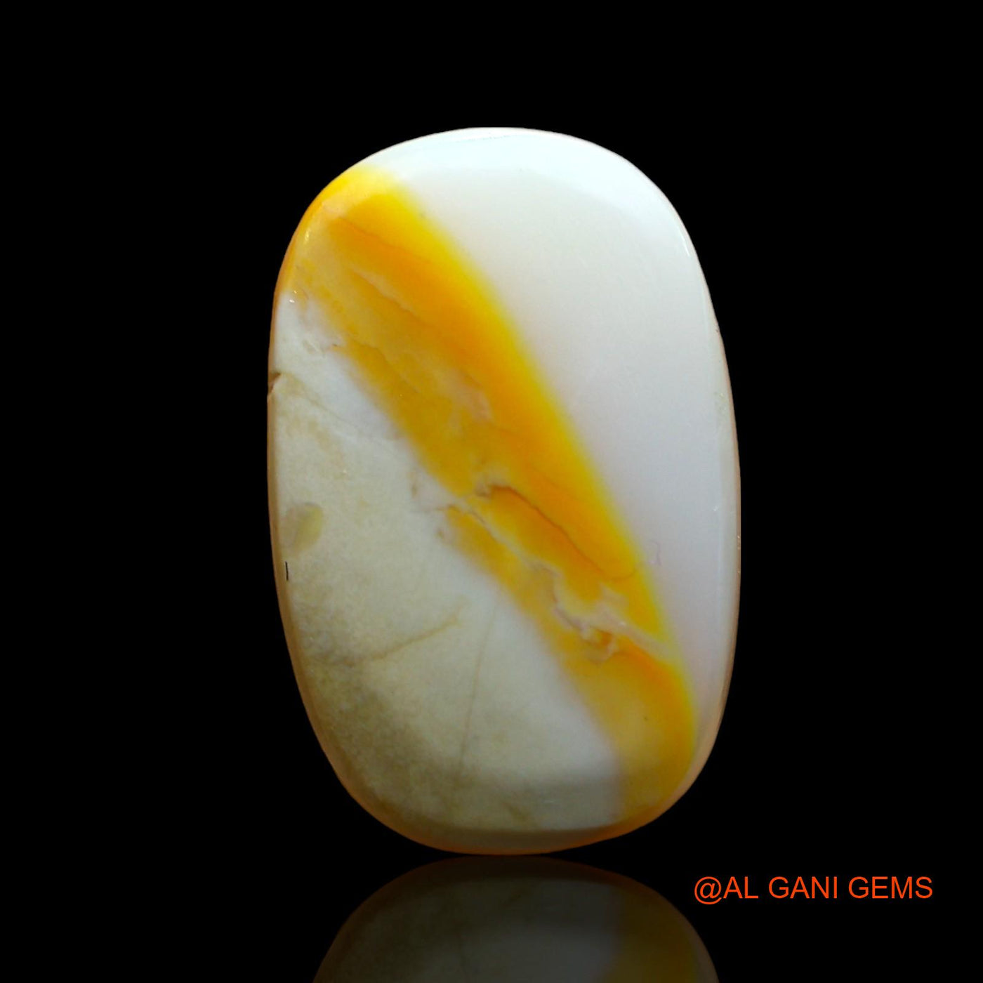 Natural Fire Opal Gemstone 5.00 Cts Loose Oval Cabochon From Australia 16x10x4 mm AE-107