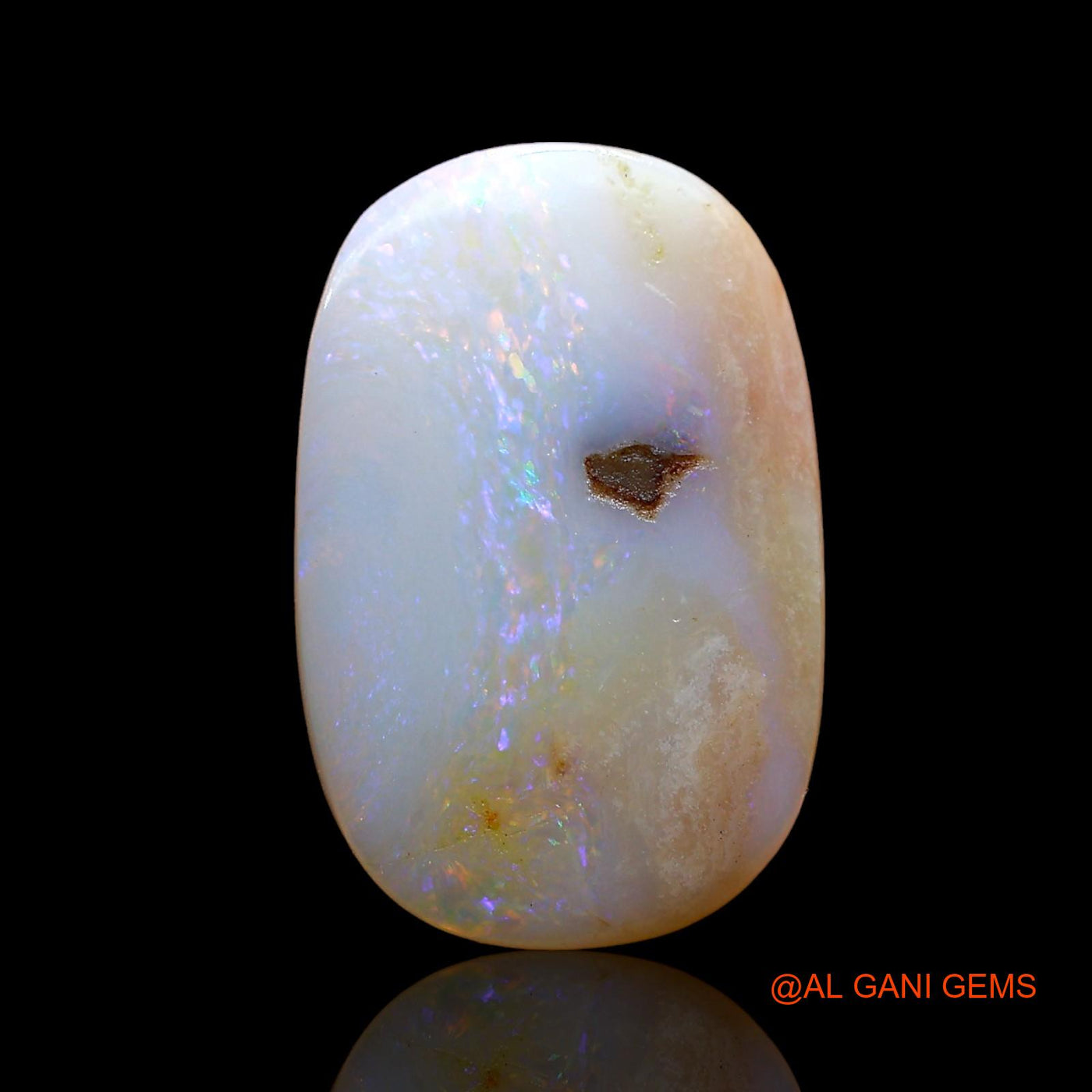 4.00 Cts Natural Australian Fire Opal Loose Gemstone Oval Cabochon 16x10x3 mm AE-109