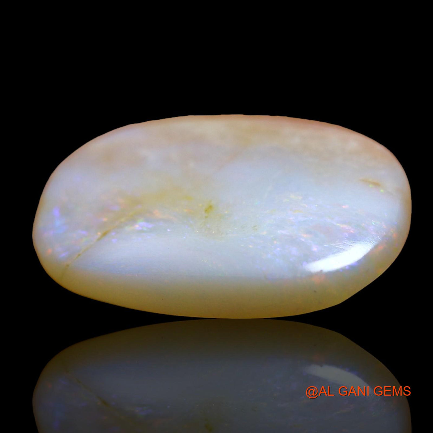4.00 Cts Natural Australian Fire Opal Loose Gemstone Oval Cabochon 16x10x3 mm AE-109