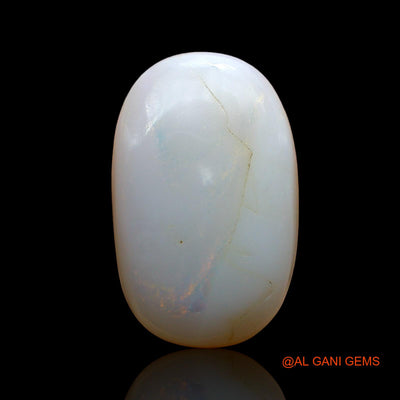 Natural Untreated Fire Opal Loose Gemstone Oval Cabochon From Australia 4.00 Cts 16x10x3 mm AE-110