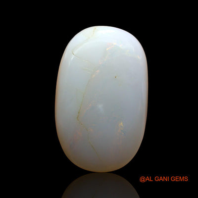 Natural Untreated Fire Opal Loose Gemstone Oval Cabochon From Australia 4.00 Cts 16x10x3 mm AE-110