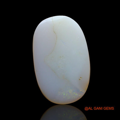Natural Untreated Fire Opal Loose Gemstone Oval Cabochon From Australia 4.00 Cts 16x10x3 mm AE-110