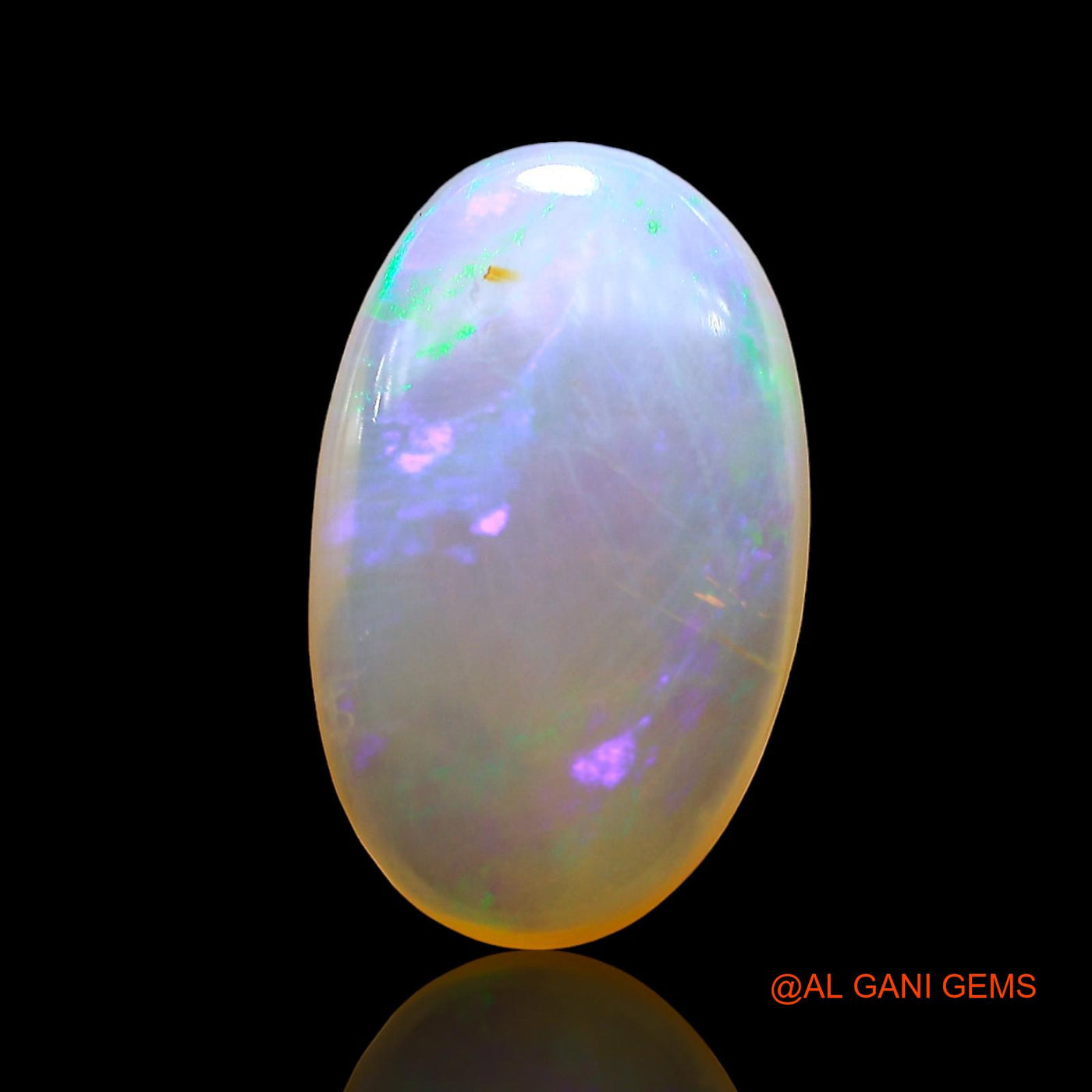 5.00 Cts Natural Australian Fire Opal Oval Cabochon Loose Gemstone For Jewelry 16x10x5 mm AE-111