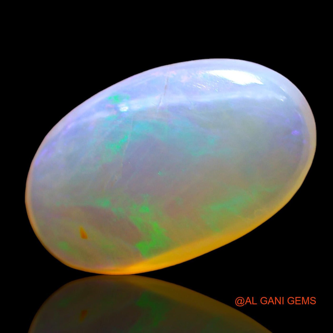 5.00 Cts Natural Australian Fire Opal Oval Cabochon Loose Gemstone For Jewelry 16x10x5 mm AE-111