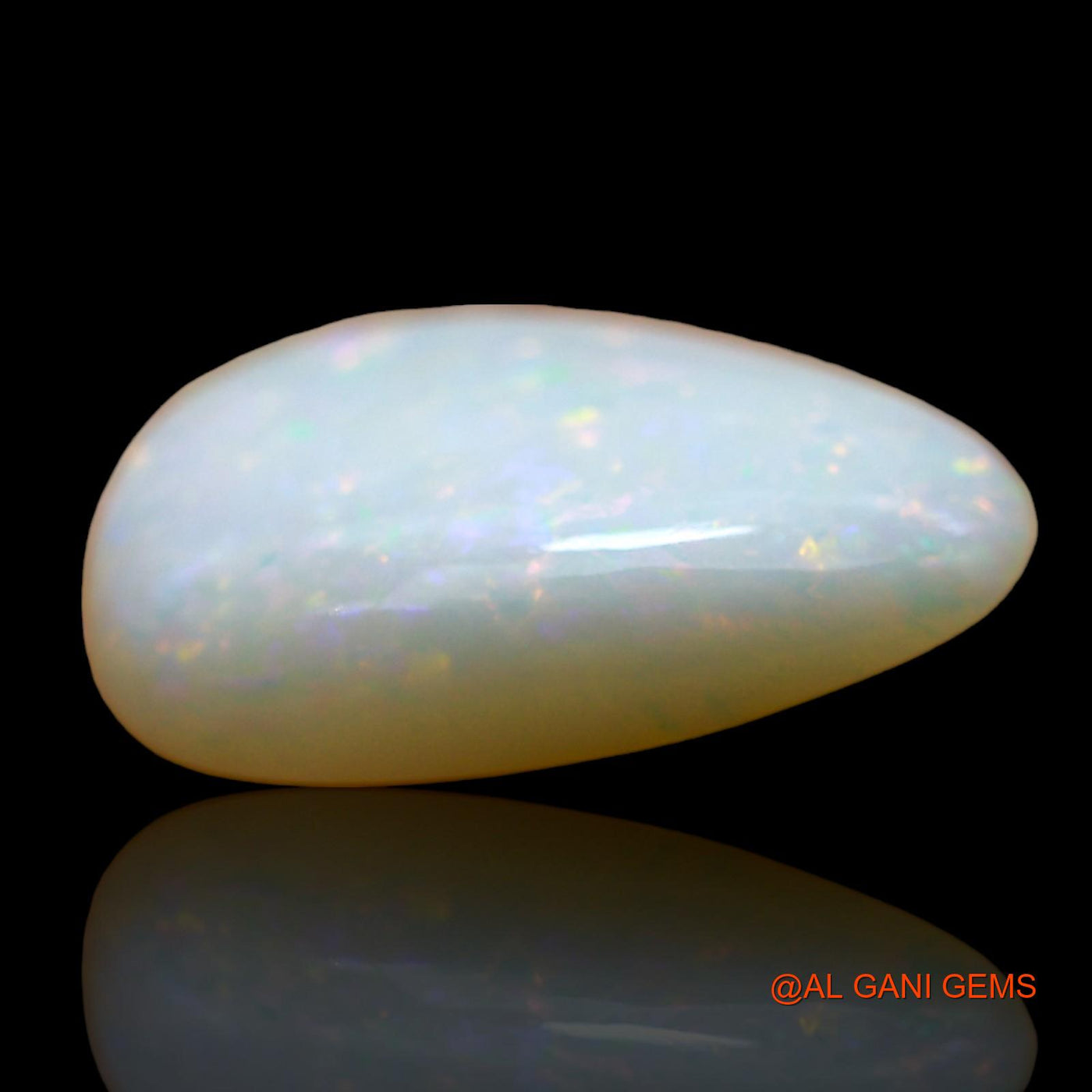Natural Fire Opal Gemstone 4.00 Cts Loose Fancy Cabochon From Australia 15x11x4 mm AE-112