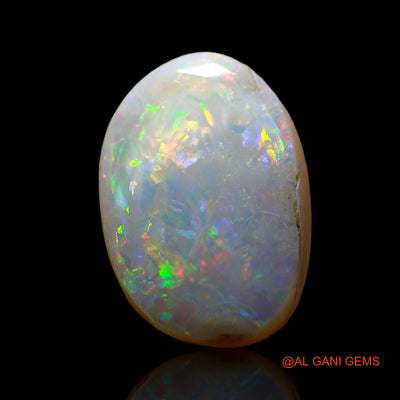 Natural Fire Opal Gemstone 5.00 Cts Loose Oval Cabochon From Australia 15x10x5 mm AE-117