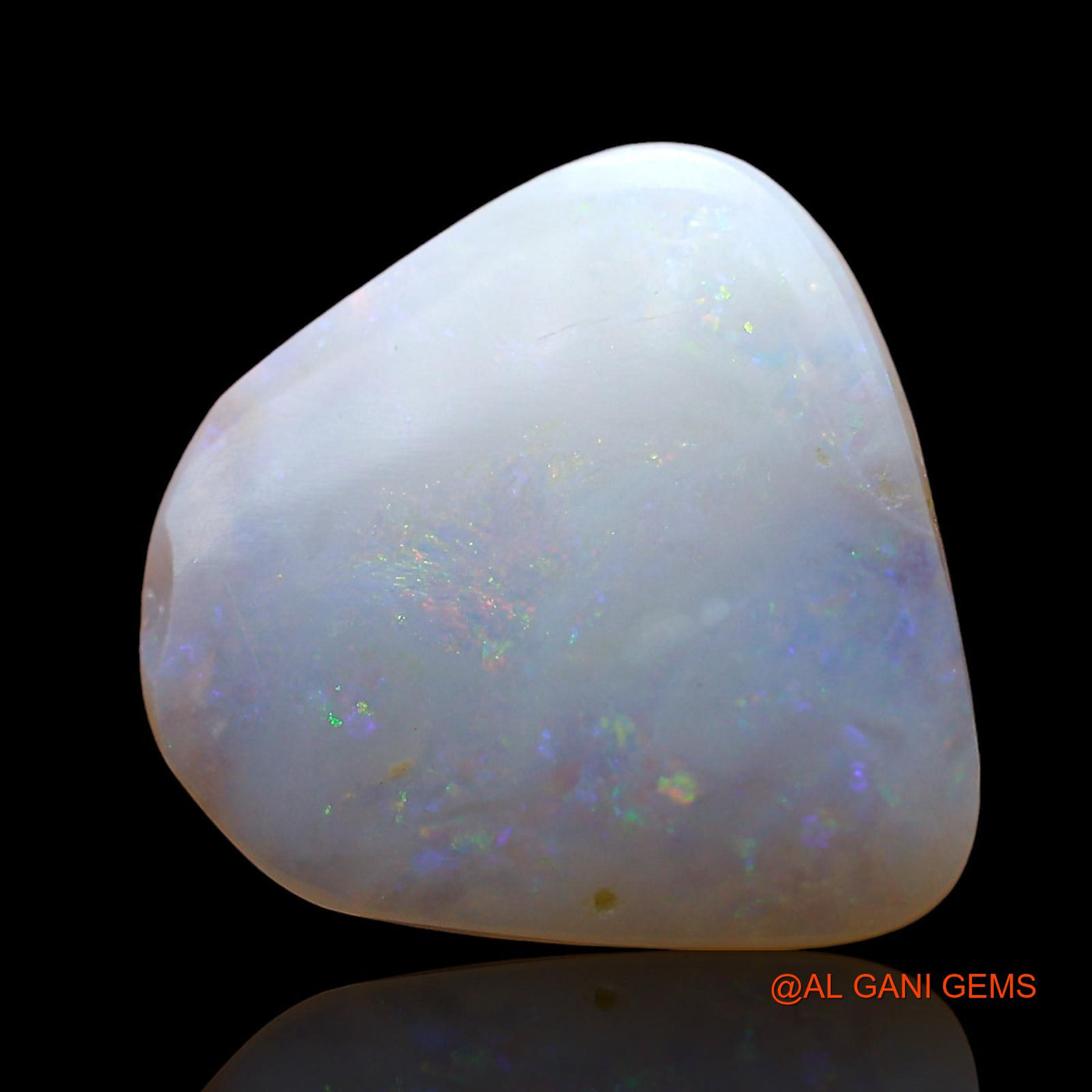 3.00 Cts Natural Australian Fire Opal Loose Gemstone Fancy Cabochon 14x13x3 mm AE-118