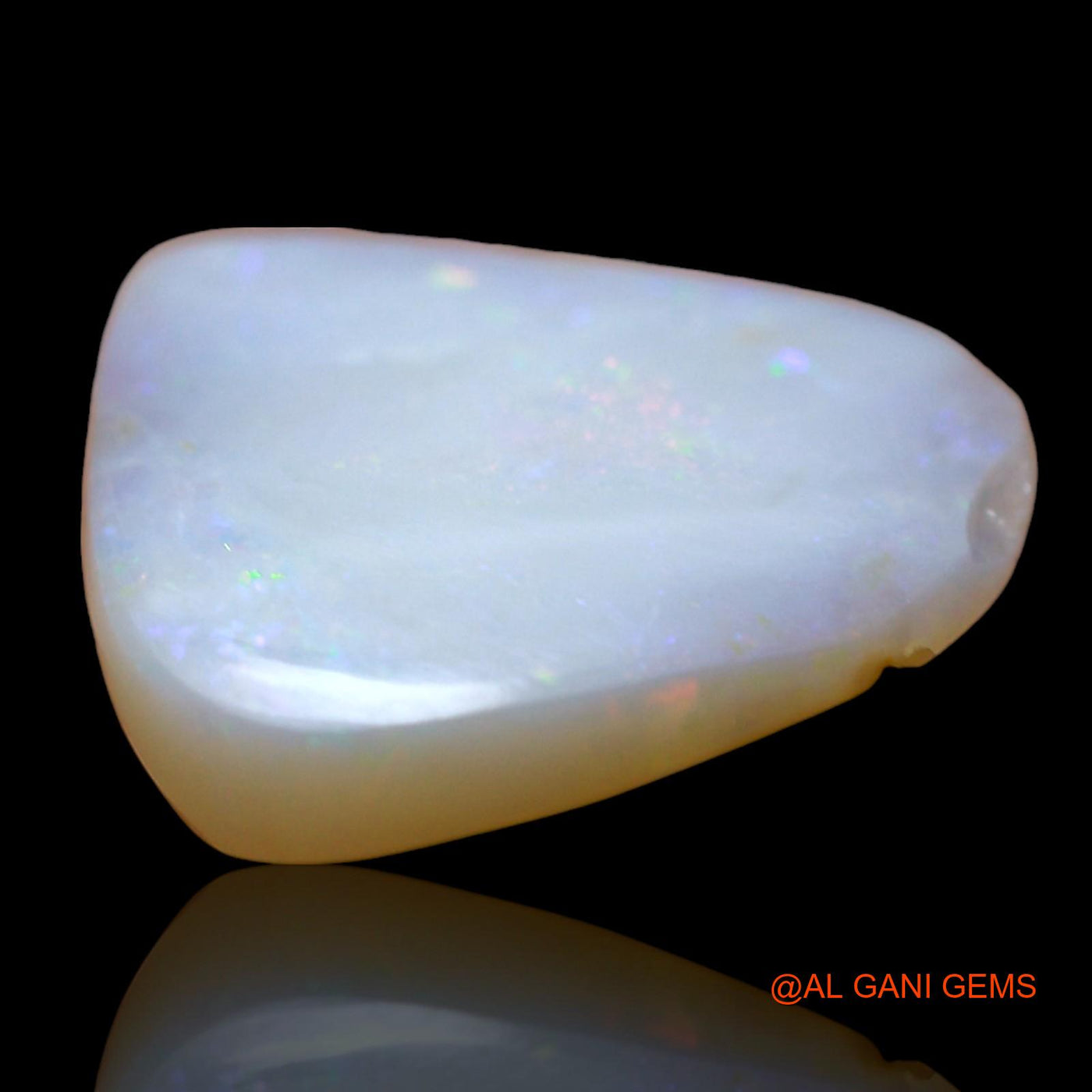 3.00 Cts Natural Australian Fire Opal Loose Gemstone Fancy Cabochon 14x13x3 mm AE-118
