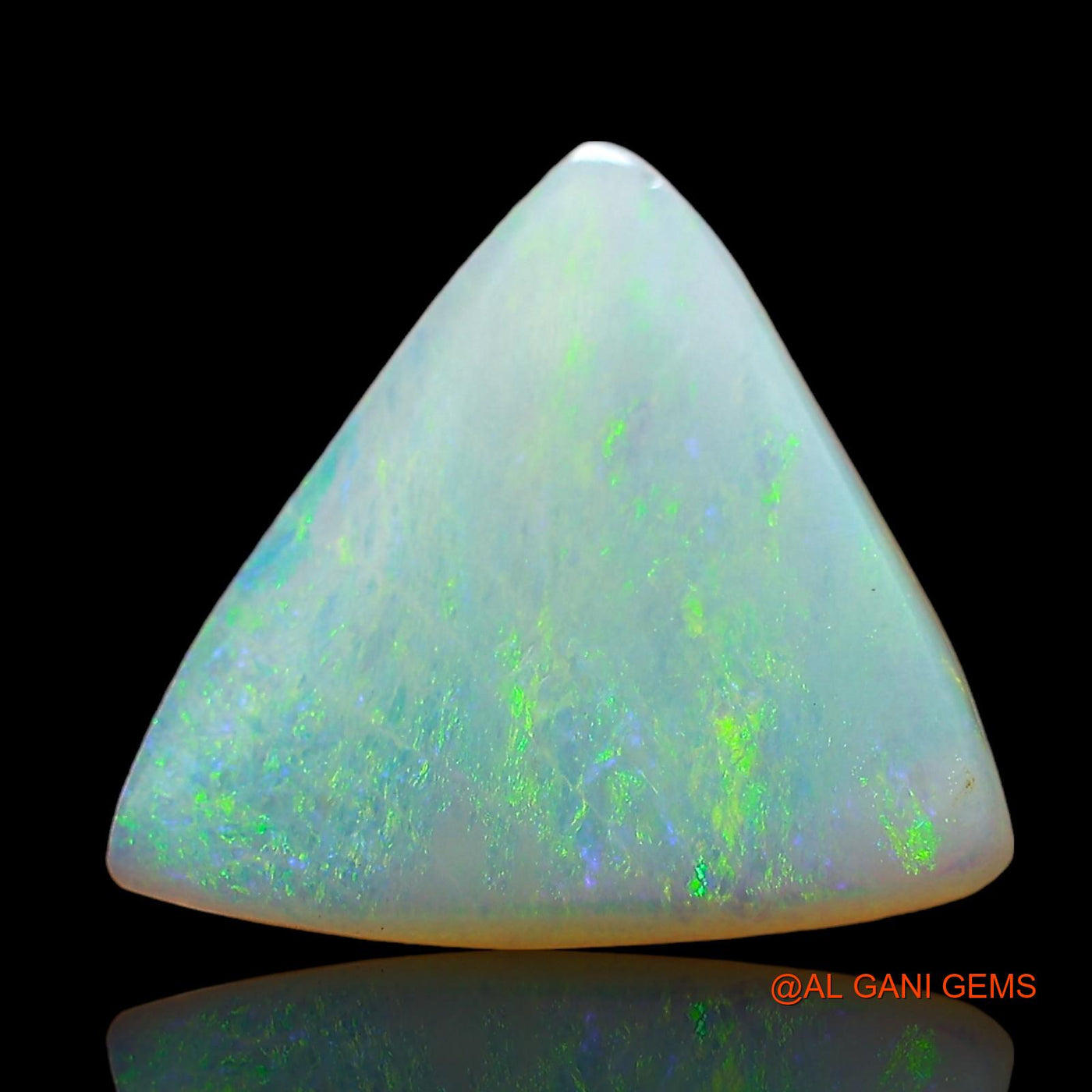 2.00 Cts Unheated Australian Fire Opal Loose Gemstone Trillion Cabochon Natural 13x13x2 mm AE-119