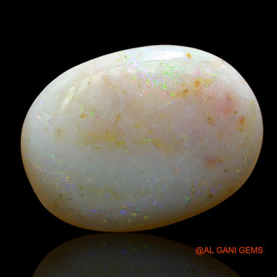 16.00 Cts Natural Australian Fire Opal Loose Gemstone Oval Cabochon 22x16x6 mm AE-11