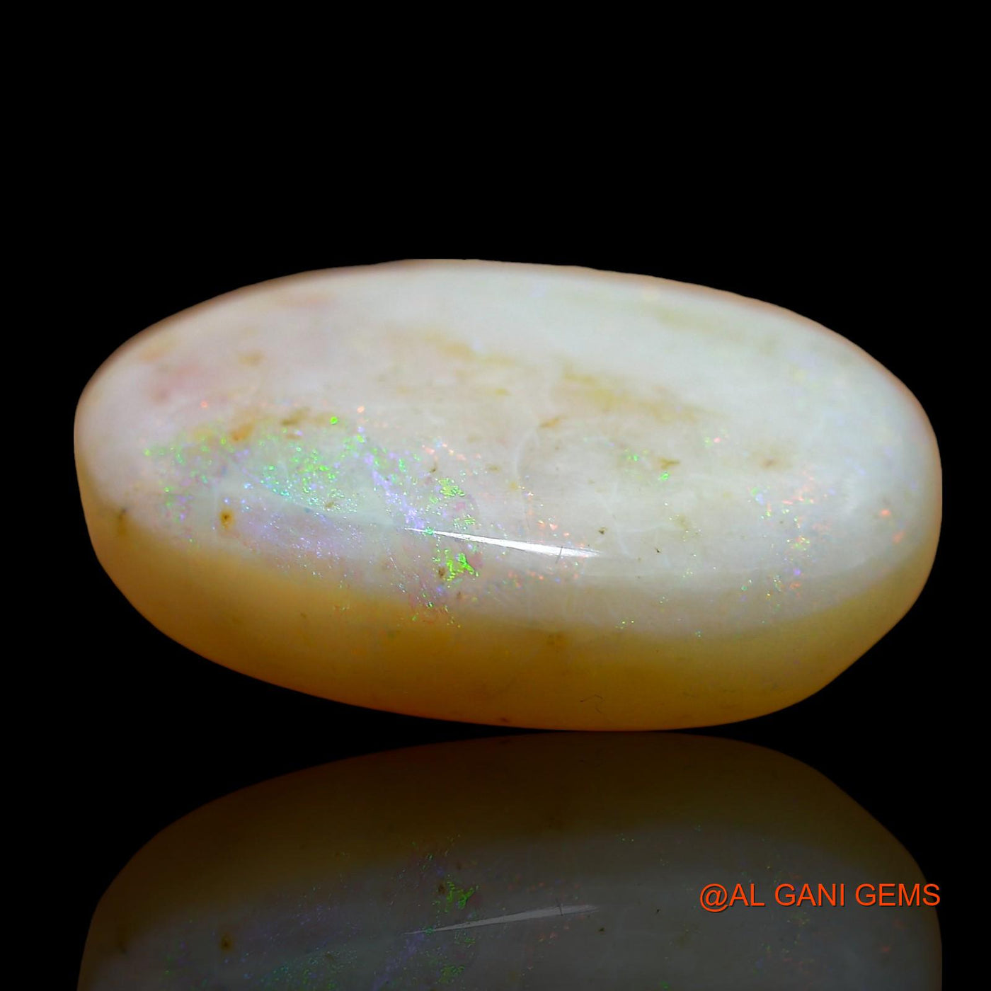 16.00 Cts Natural Australian Fire Opal Loose Gemstone Oval Cabochon 22x16x6 mm AE-11